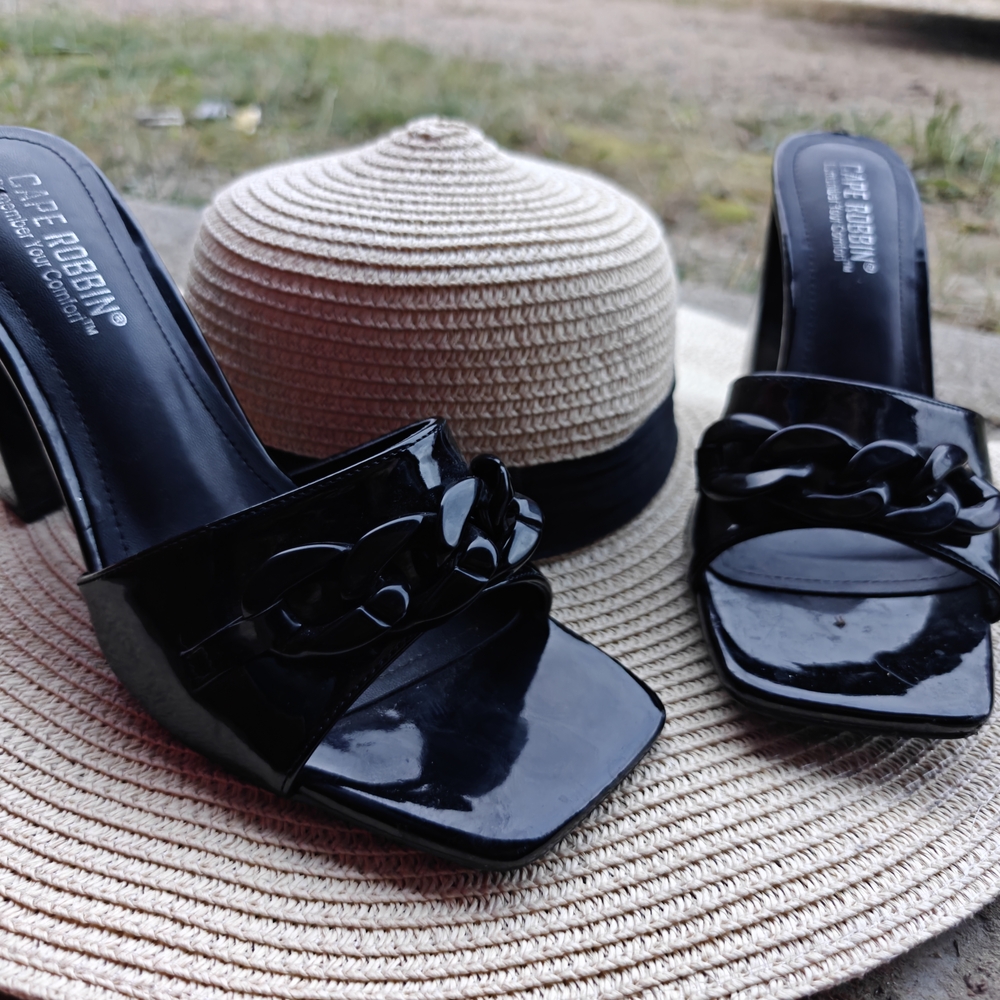 Cape Robbin Black Women's Heels